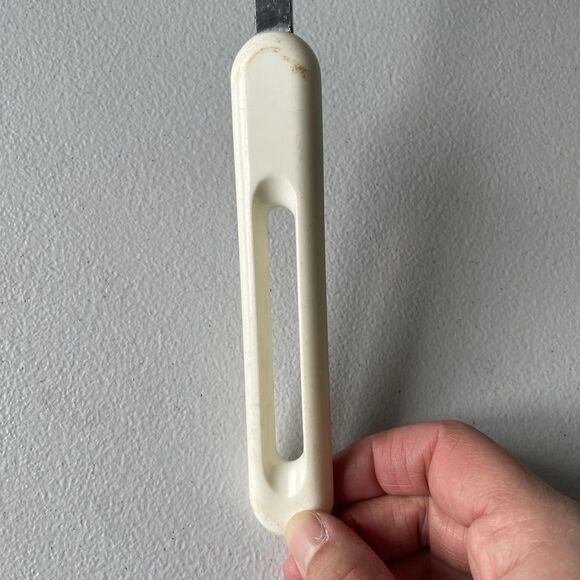 Vintage Bonny USA Nylon Soup Spoon Ladle Brown Ivory Kitchen Cookwear - Picture 7 of 9